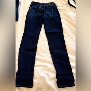PAIGE Dark Blue Skyline Skinny Jeans